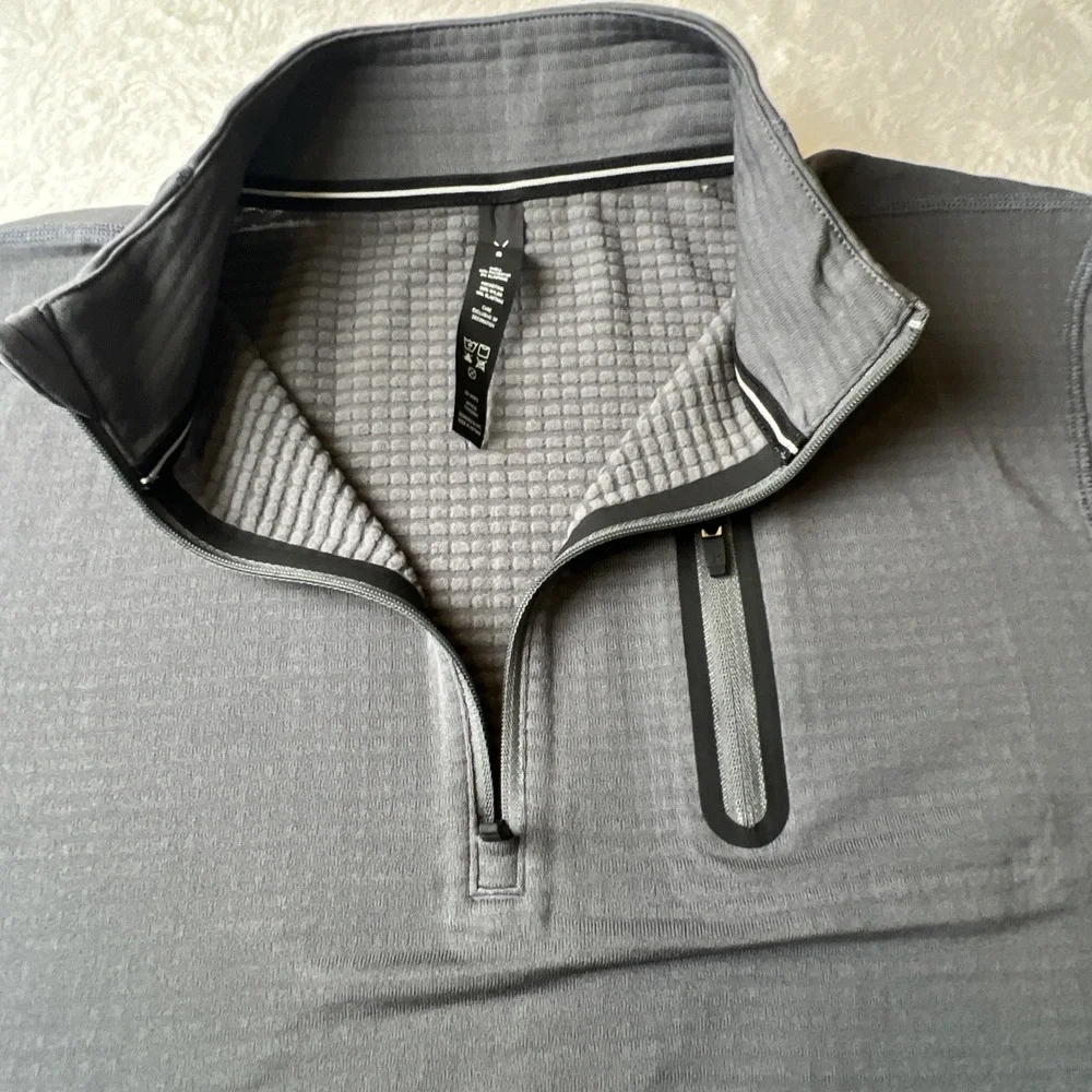 Ten Thousand Shirt Mens S Dark Gray The‎ Over Zip Lightweight Sweat shirt Casual